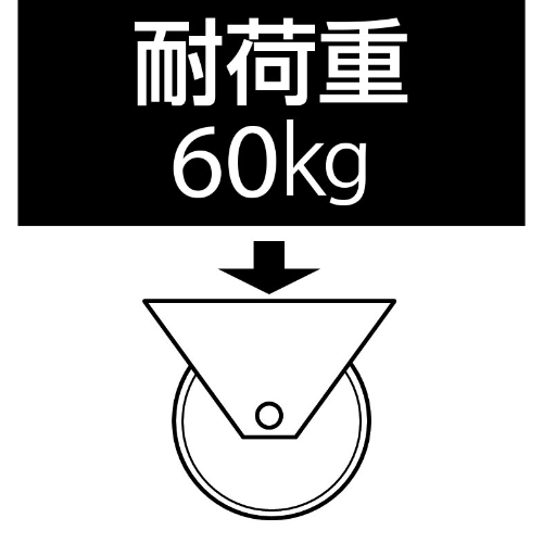 EA986MF-75 75x25mm車輪(ラバ-タイヤ_画像03
