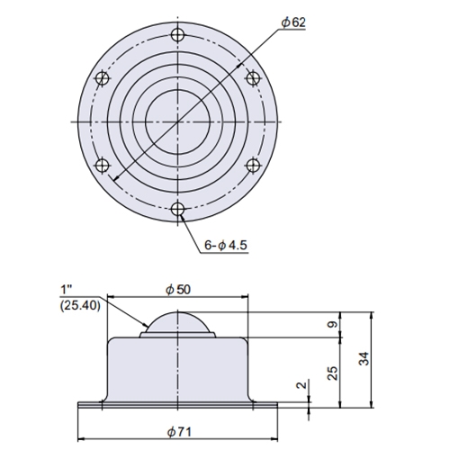 EA986S-15 71x34mmボ-ルキャスタ-(スチ-ル_画像03