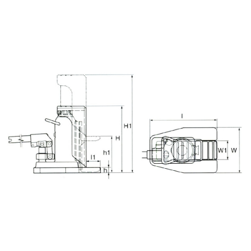 EA993LV-2 2ton爪付ジャッキ_画像03