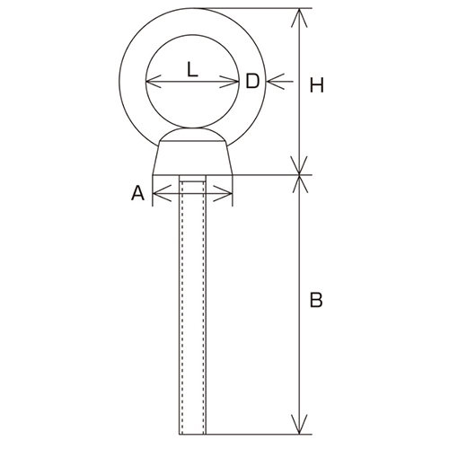 EA638BR-5 M5x50ロングアイBOLTステンレス_画像04