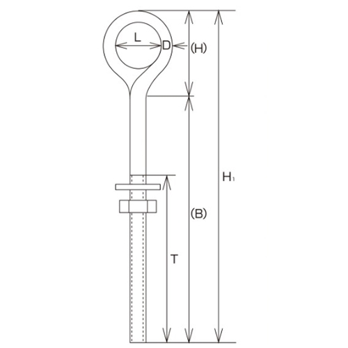 EA638ME-12 M12x200ロングアイボルト/SUS製_画像03