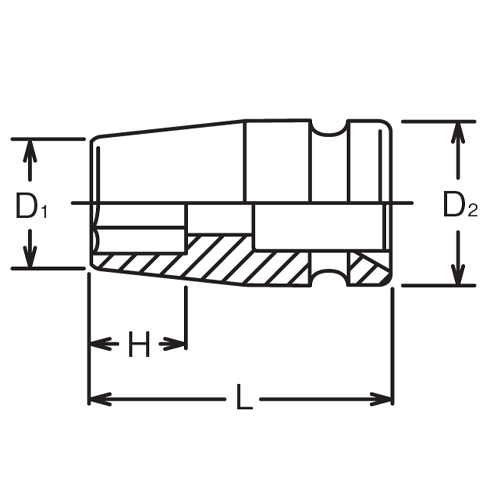 EA164EB-24 3/4sqx24mmインパクトソケット_画像04