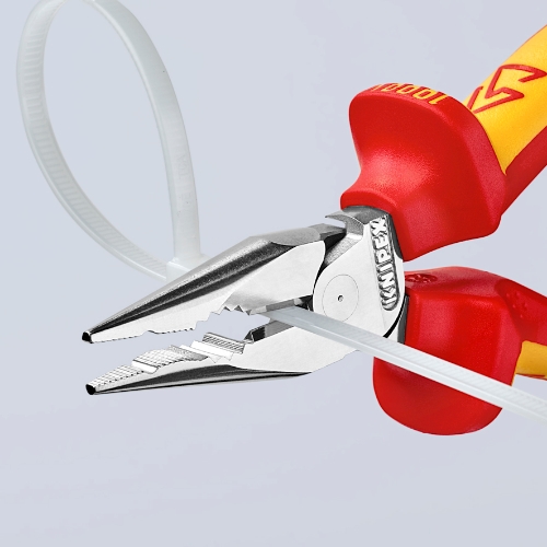 145mm絶縁ニードルノーズペンチ_画像03