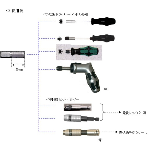 EA611DC-6 6.0x25mmHexagonドライバ-ビット_画像04
