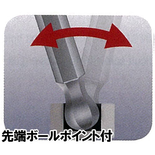 EA611GN-40 4本組Ball-Hexドライバ-ビット_画像02