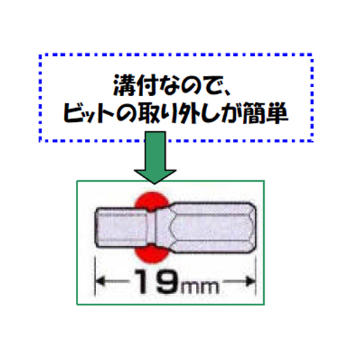 EA611K-2 #2x19mm+ドライバ-ビット_画像03