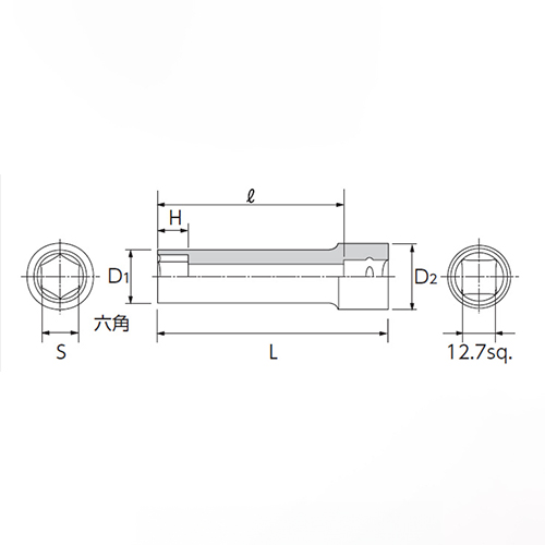 EA618RM-106 1/2x19/32/Dソケット(六角)_画像03