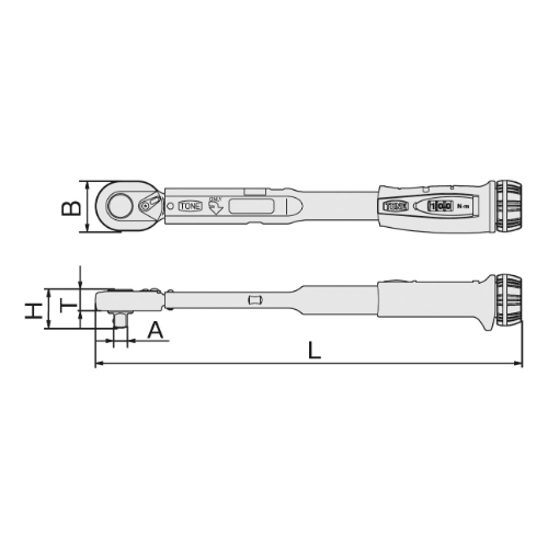 EA723NE-300 60-300Nm3/4sqトルクレンチ_画像03