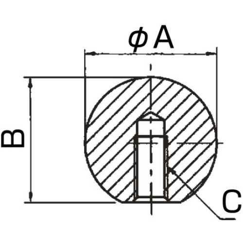 EA948BX-36 M12x50アルミ製雌ネジボ-ル_画像03