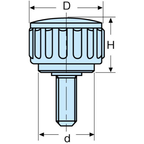 EA948BX-73 M4x6/15雄ネジナ-ルドノブ_画像02