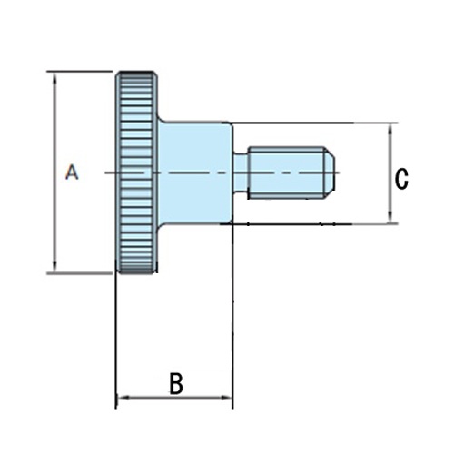 30xM8x20mm[S45C]雄ねじノブ_画像02