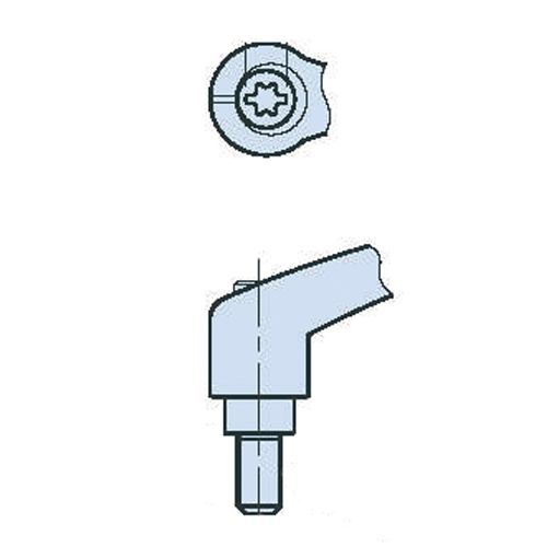 EA948CB-135 M10x50雄ネジクランプレバ-_画像02