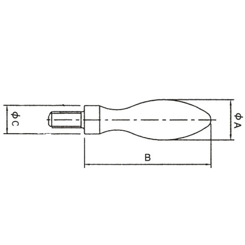 EA948CE-22 M5x40クロ-ムメッキハンドル_画像02