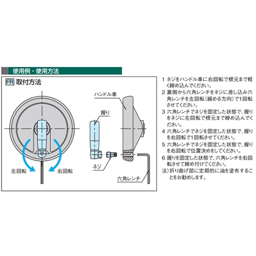 EA948CE-54 M12x96製回転ハンドル_画像03