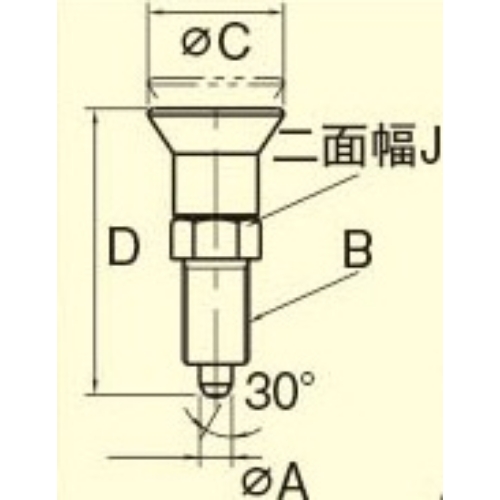 EA948DD-65 M20 シングルナットプランジャ-_画像02