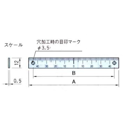 EA948J-51 100中心振分/上目盛スケ-ル_画像03