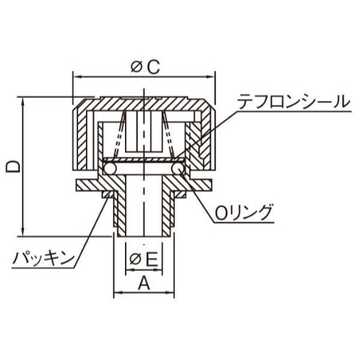 EA949CW-64 G3/4/100mbarバルブキャップ_画像02