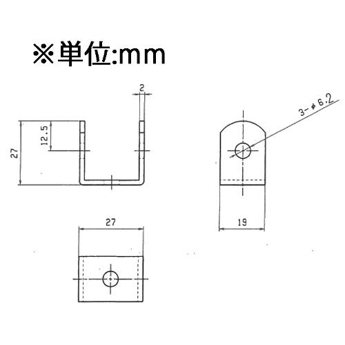 EA951EA-262A 52x27x19mmコ型連結金具_画像04