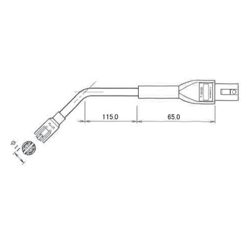 EA701CA-3B 表面温度センサー(45゜角度付)_画像02