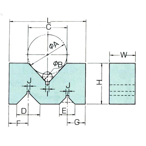 EA719DD-13 Vブロック(A型･A級仕上)_画像03