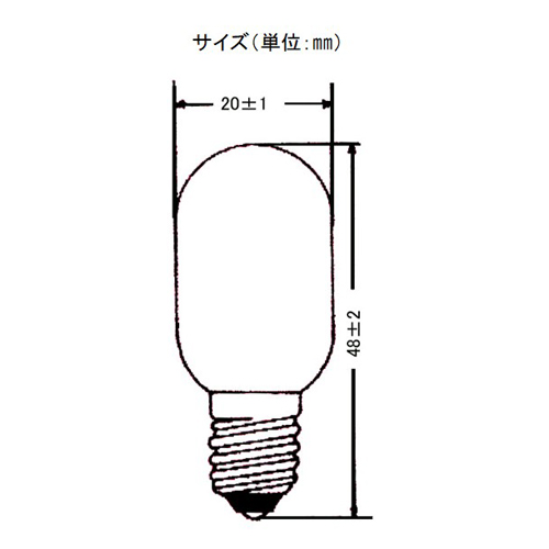EA758ZA-52 30V/10W/E12中ナツメ球(5個)_画像03