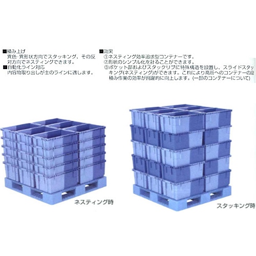 EA506AD-40A 638x445x103/22.5Lコンテナ_画像03