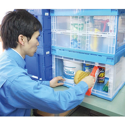 EA506AH-2 50L 折畳コンテナ 窓開_画像04