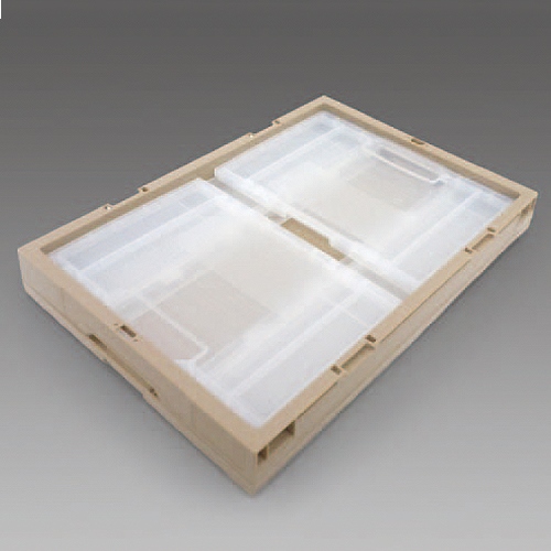 EA506AH-18 50L 折畳コンテナ ベージュ_画像03