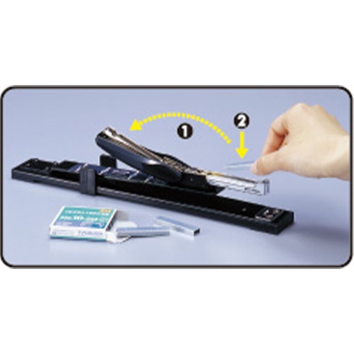 EA762HL-6 中トジ製本用ホッチキスブラック_画像03