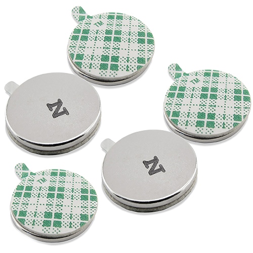 φ19x1.5mmマグネットディスク(粘着付/N5個_画像02