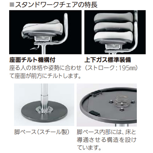 EA956XW-31 スタンドワークチェア_画像02