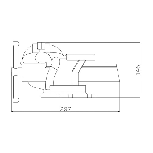 EA525BJ-1 102mm ベンチバイス(回転台付)_画像03
