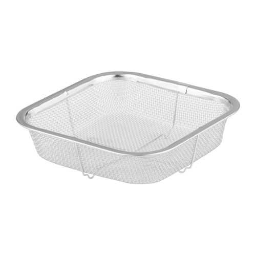 160x160x46mm洗浄ざる(ステンレス製)_画像02