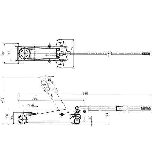 EA993LG-2 2.0ton サービスジャッキ_画像03
