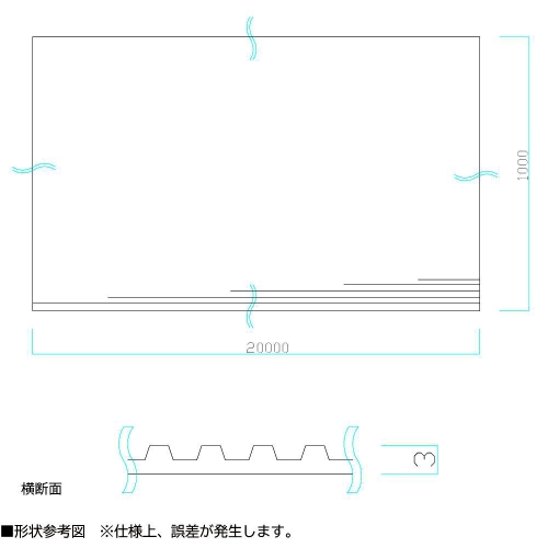 EA997RA-2 1.0x2.0m/3.0ゴムマット(筋入緑_画像04