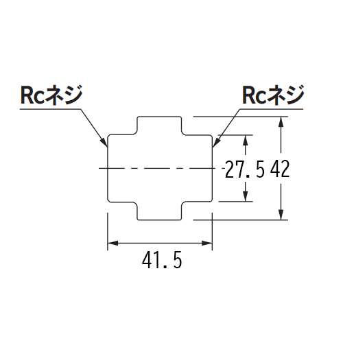 EA432NK-13 Rc1/2xRc1/2砲金ユニオン_画像02