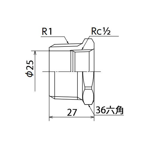 EA469AM-10AA R1xRc1/2ブッシング_画像02