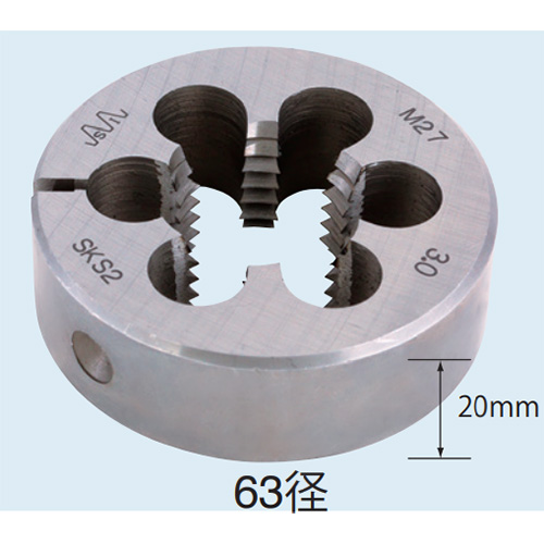 EA829MM-30C M30x3/63mmダイス(SKS2)_画像02