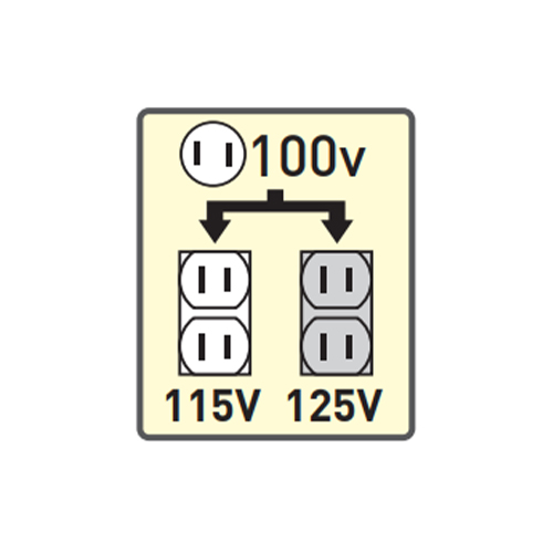 EA815ZG-2A AC115V･125V/2KVA昇圧トランス_画像02