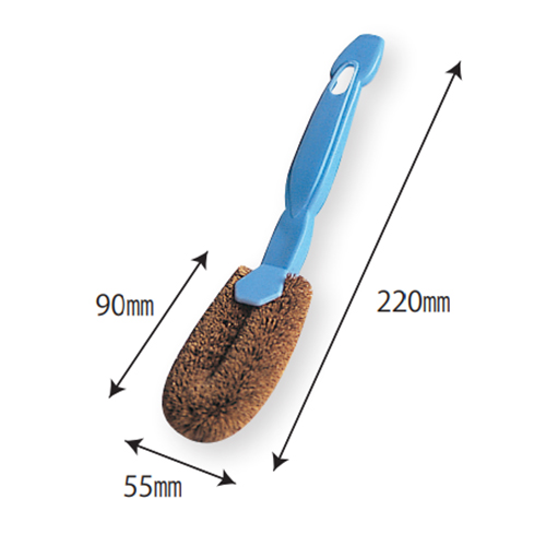 220mm柄付たわし(パーム/2本)_画像02