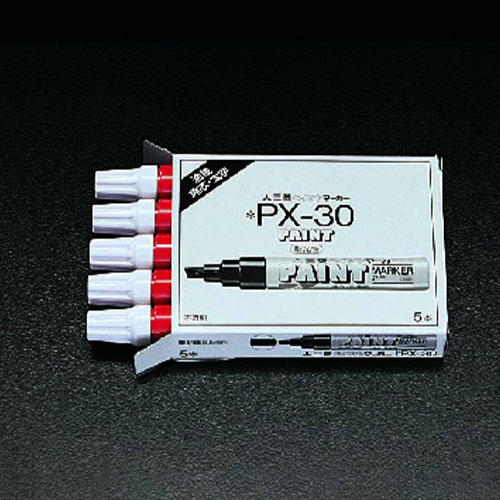 EA765MP-25 白/太字ペイントマーカー(5本)_画像03