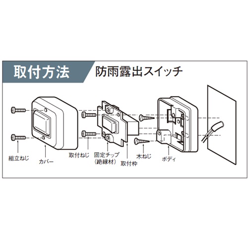 EA940CB-76 300V/15A防雨ホタルスイッチ_画像03