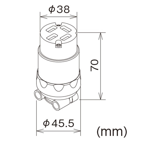 EA940BG-2 AC250V/20Aコネクターボディ接地_画像03