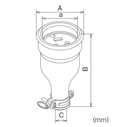 EA940BH-2 AC250V/20A防水型コネクター接地_画像03