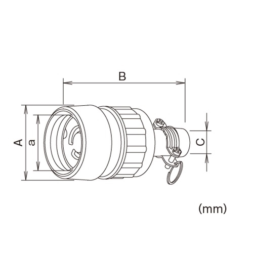 EA940BP-2 15A防水型コネクター接地2P_画像03
