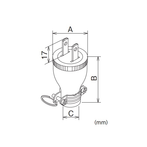 EA940BV-1 AC125V/15Aゴムプラグ_画像02