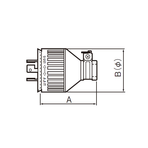 EA940BZ-142 15A防水型引掛プラグ接地2P_画像02