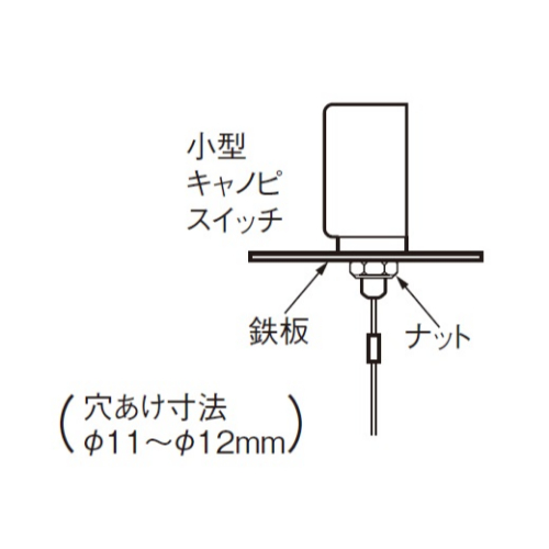 EA940C-120 300V/3Aキャノピスイッチ_画像02