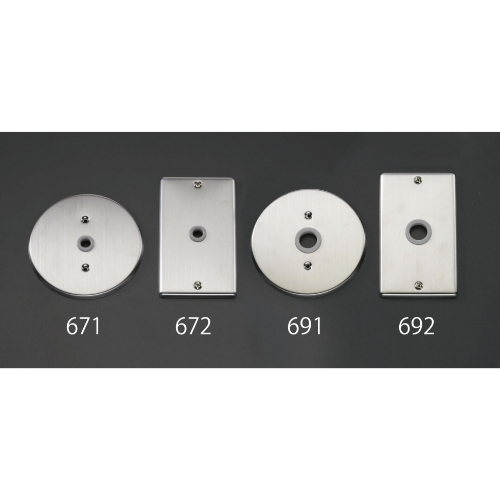 EA940CE-691 φ105mm電話線プレート丸型_画像02