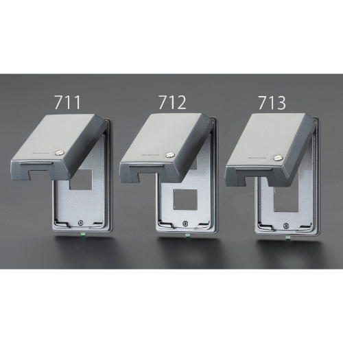 EA940CE-713 3個用防滴プレートメタル製_画像02